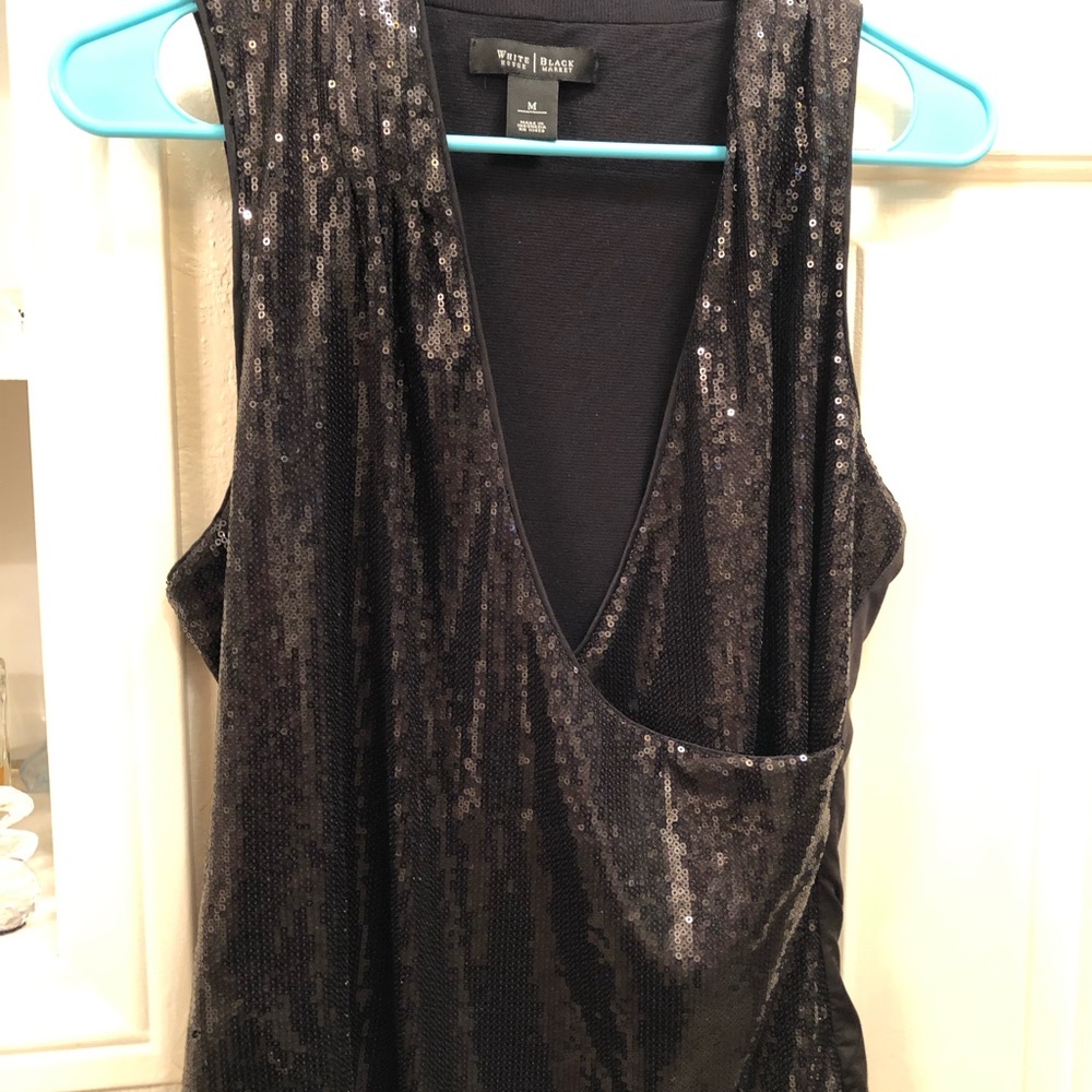 White House Black Market sequin Top